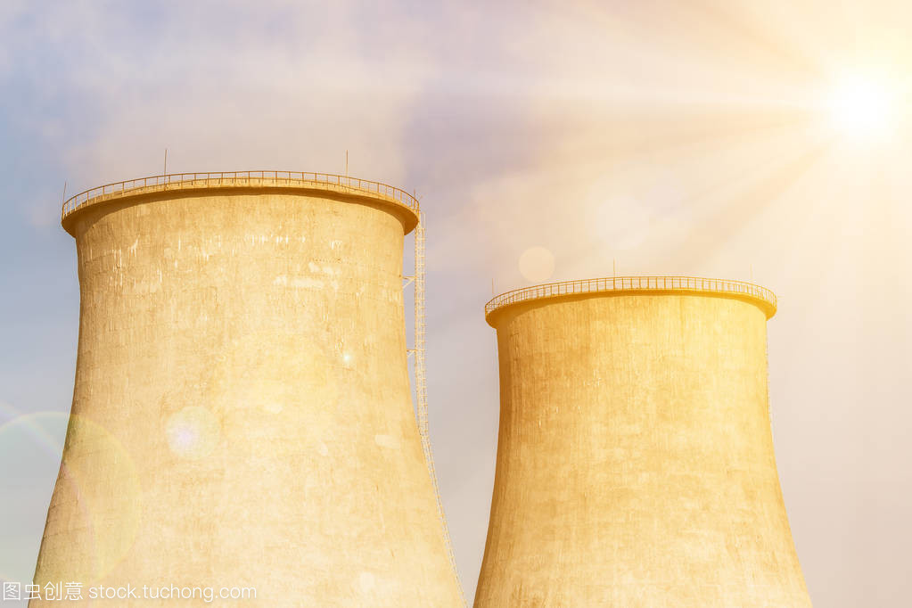 冷卻水塔的特寫